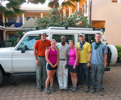 Goltermann Family going on safari after climbing Kilimanjaro on 7summits.com Expeditions trip